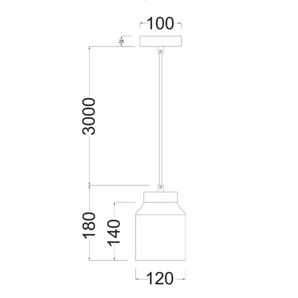 CLA TUFO - 1 Light Pendant-CLA Lighting-Ozlighting.com.au