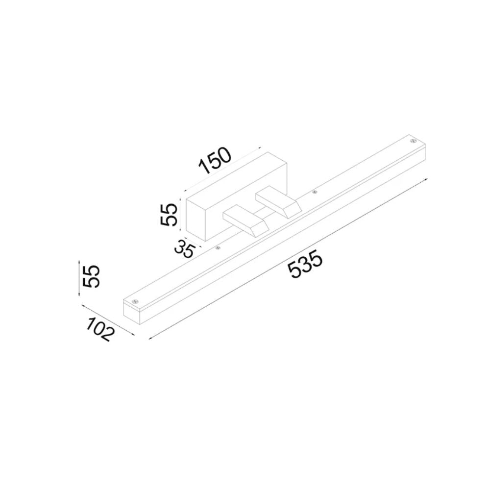 CLA VANITAS - LED Tri-CCT Wall Light-CLA Lighting-Ozlighting.com.au