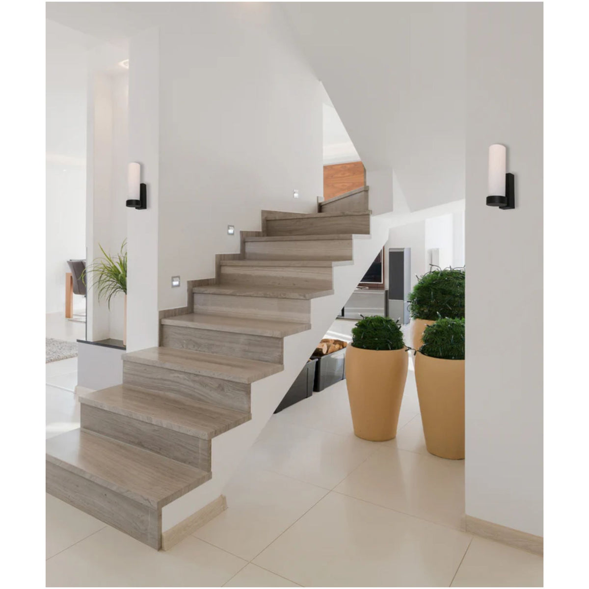 CLA VARA 40W Tubular Up Opal Glass Wall Light-CLA Lighting-Ozlighting.com.au