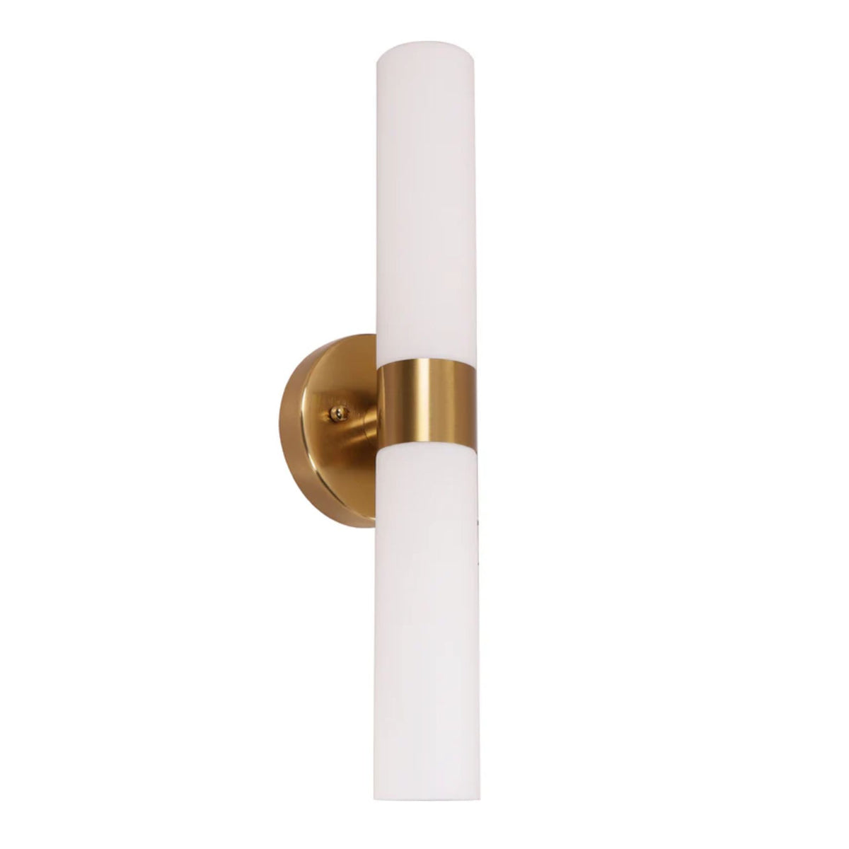 CLA VARA 40W Tubular Up/Down Opal Glass Wall Light-CLA Lighting-Ozlighting.com.au