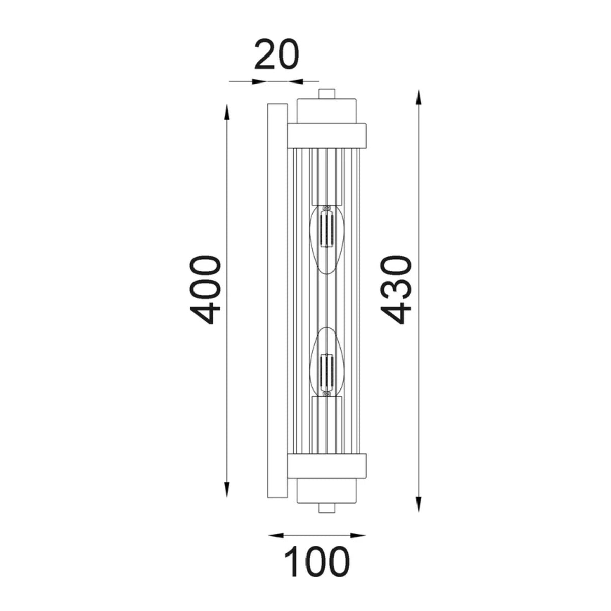 CLA VARILLAS 10W Up/Down Wall Light-CLA Lighting-Ozlighting.com.au