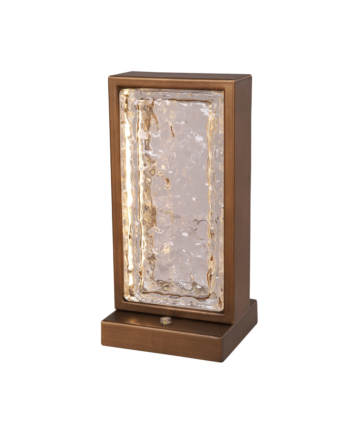 CLA ZEIGEL LED Table Lamp - Rectangular, Glass-CLA Lighting-Ozlighting.com.au