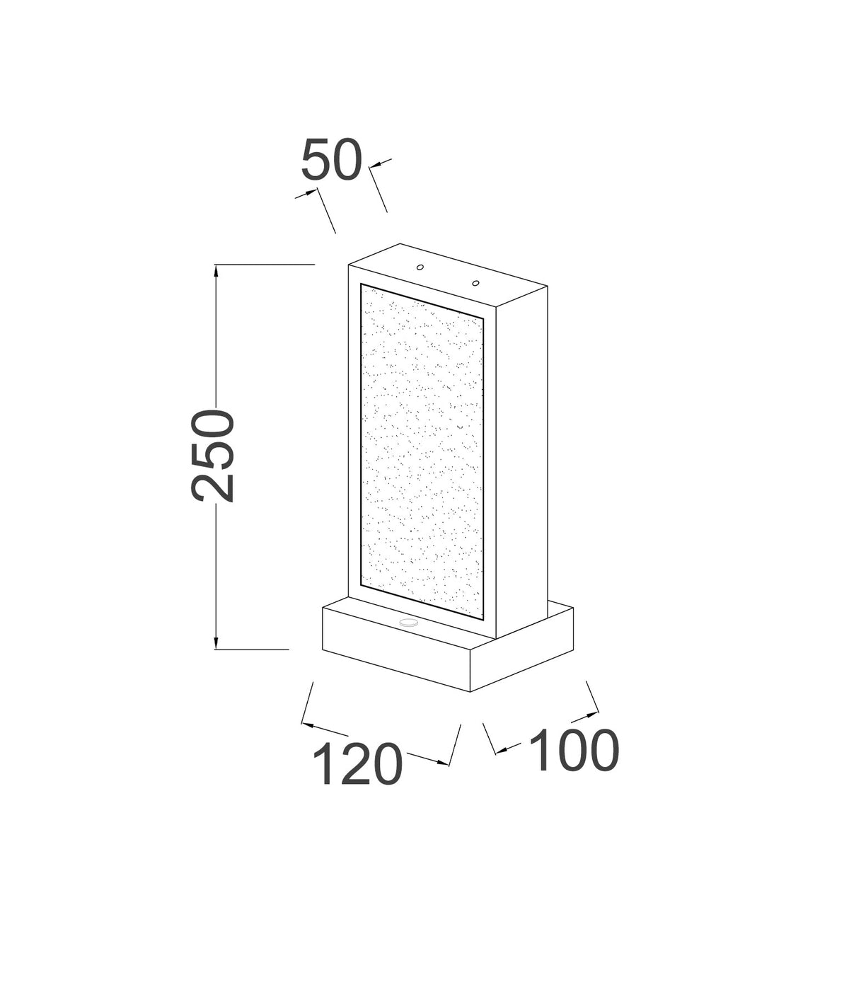 CLA ZEIGEL LED Table Lamp - Rectangular, Glass-CLA Lighting-Ozlighting.com.au