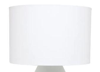 Cafe Lighting ABSTRACT Drum Table Lampshade - White-Cafe Lighting-Ozlighting.com.au