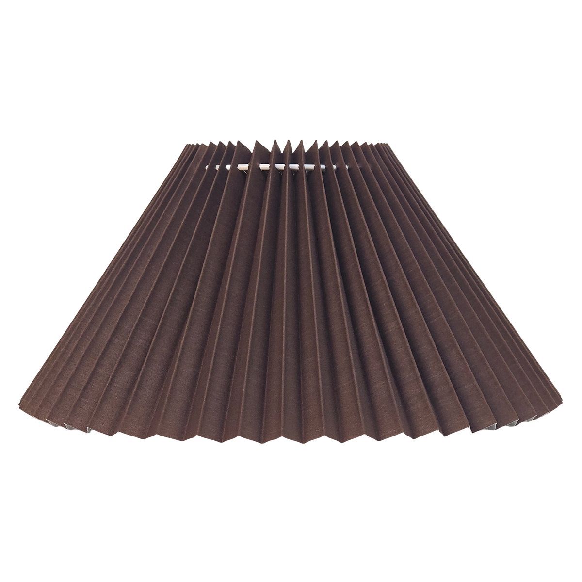 Cafe Lighting ANYA Pleated Empire Shade - Medium Espresso-Cafe Lighting-Ozlighting.com.au