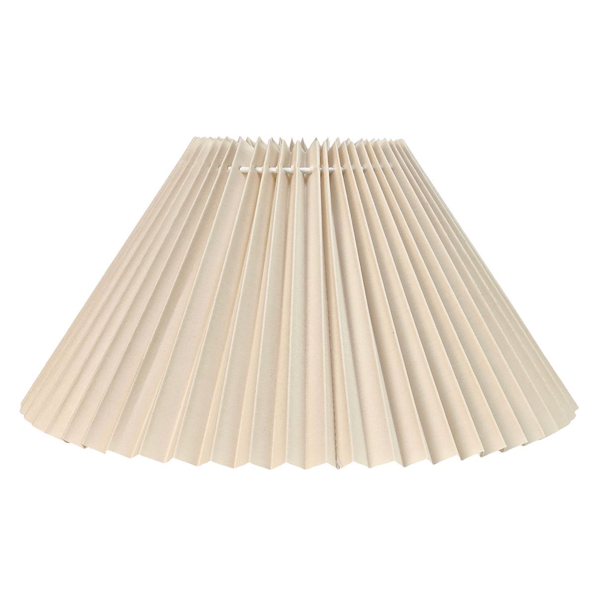 Cafe Lighting ANYA Pleated Empire Shade - Medium Off White-Cafe Lighting-Ozlighting.com.au