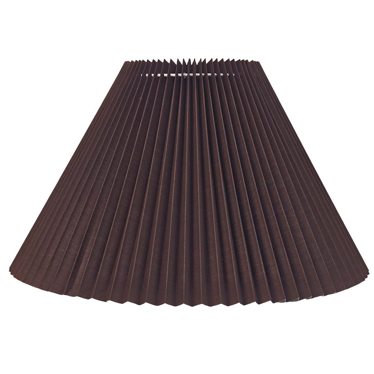 Cafe Lighting ANYA Pleated Empire Shade - Small Espresso-Cafe Lighting-Ozlighting.com.au