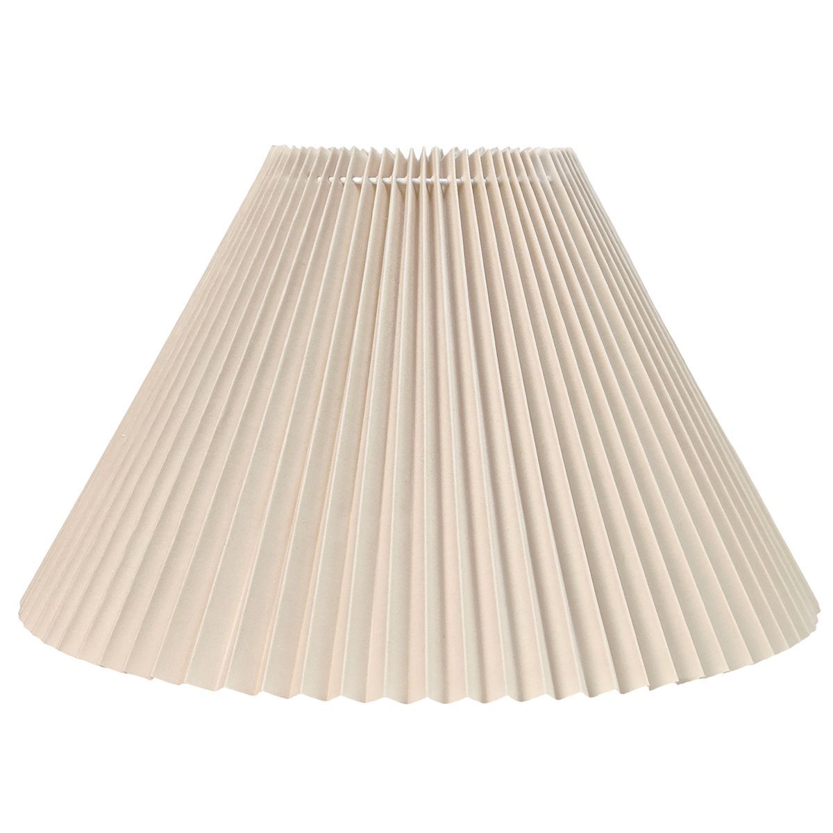Cafe Lighting ANYA Pleated Empire Shade - Small Off White-Cafe Lighting-Ozlighting.com.au