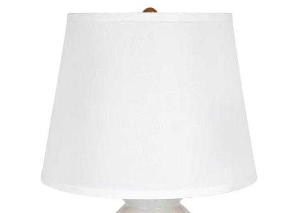 Cafe Lighting BALDWIN Drum Table Lampshade - White-Cafe Lighting-Ozlighting.com.au