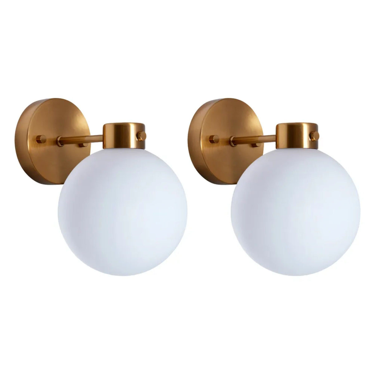 Cafe Lighting DYLAN Opal Glass Wall Light-Cafe Lighting-Ozlighting.com.au
