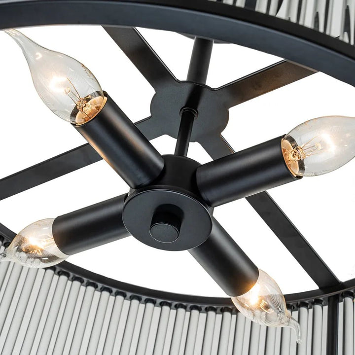 Cafe Lighting FARRAH - 4 Light Flush Mount Pendant-Cafe Lighting-Ozlighting.com.au
