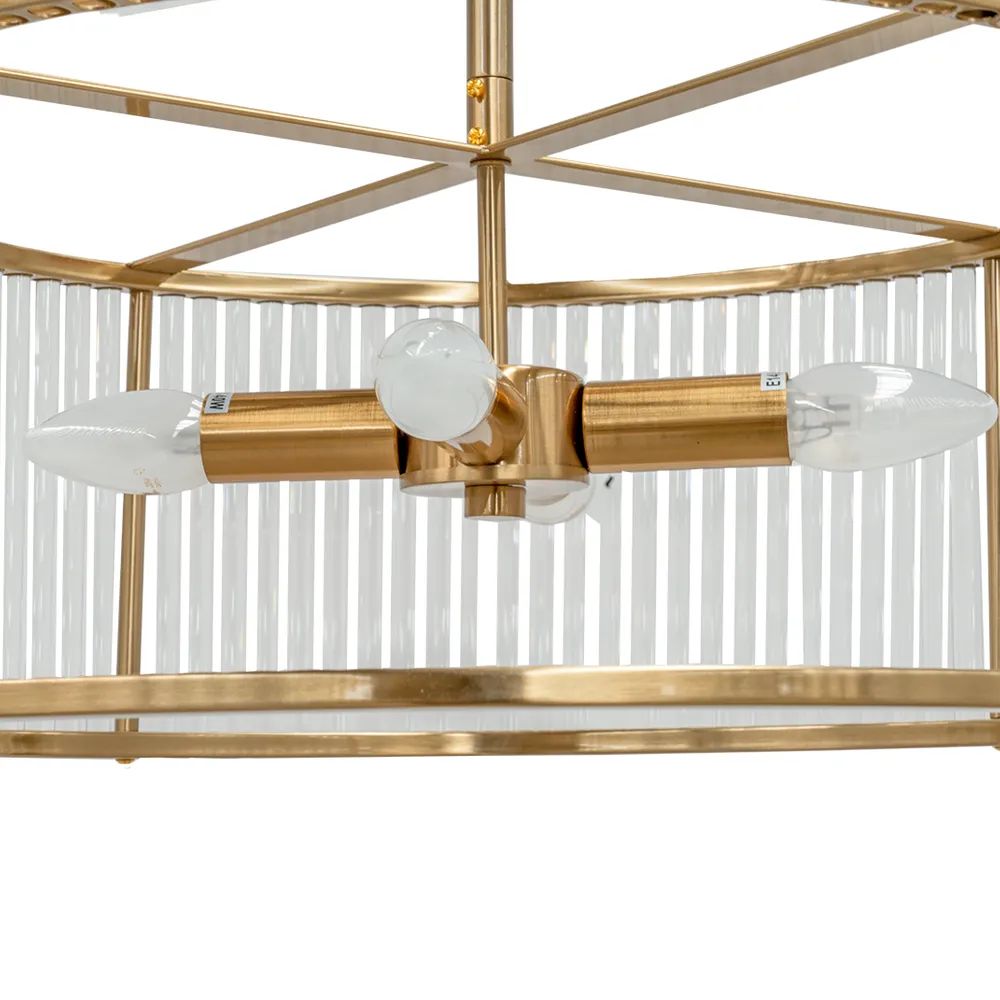 Cafe Lighting FARRAH - 4 Light Flush Mount Pendant-Cafe Lighting-Ozlighting.com.au