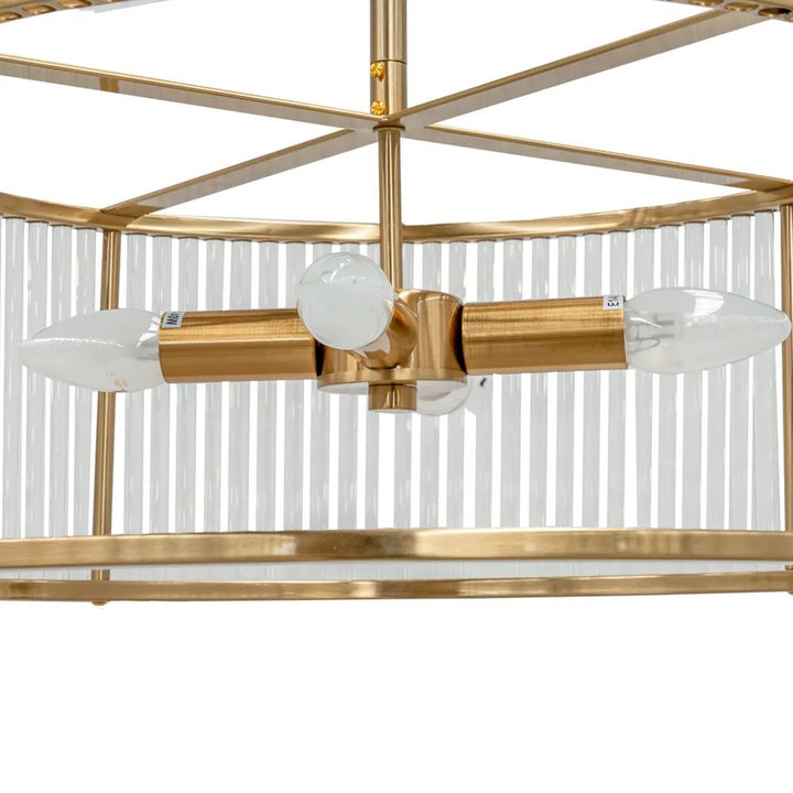 Cafe Lighting FARRAH - 4 Light Flush Mount Pendant-Cafe Lighting-Ozlighting.com.au