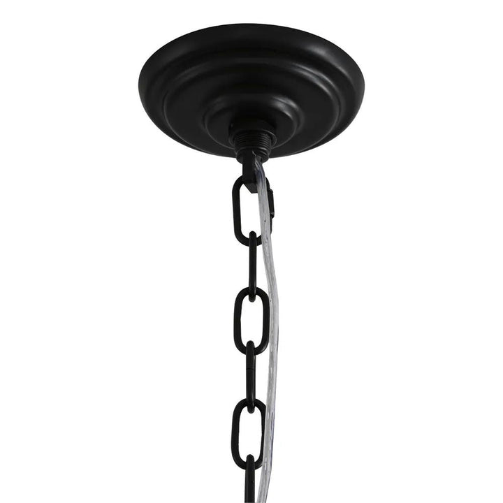 Cafe Lighting FLORENCE - 6 Light Alabaster Round Pendant-Cafe Lighting-Ozlighting.com.au