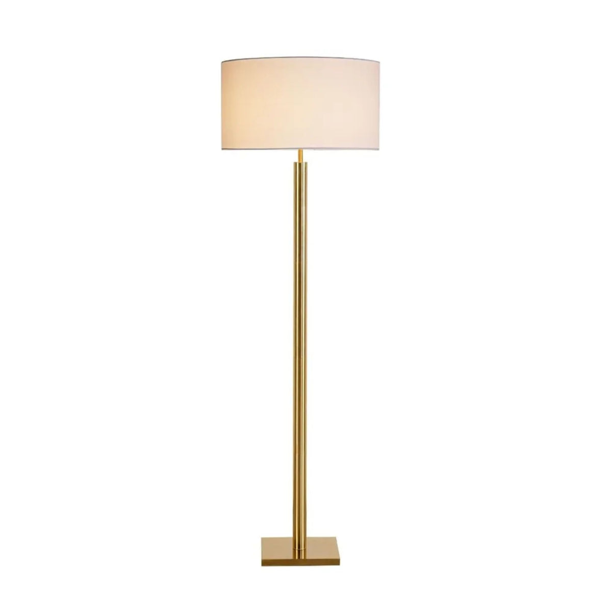 Cafe Lighting KIRKWALL Floor Lamp - Drum Shade, Foot Switch-Cafe Lighting-Ozlighting.com.au