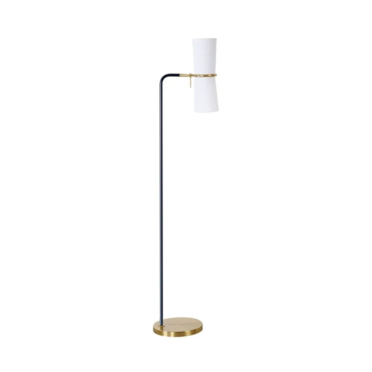 Cafe Lighting MONTROSE Floor Lamp Drum Shade Foot Switch-Cafe Lighting-Ozlighting.com.au