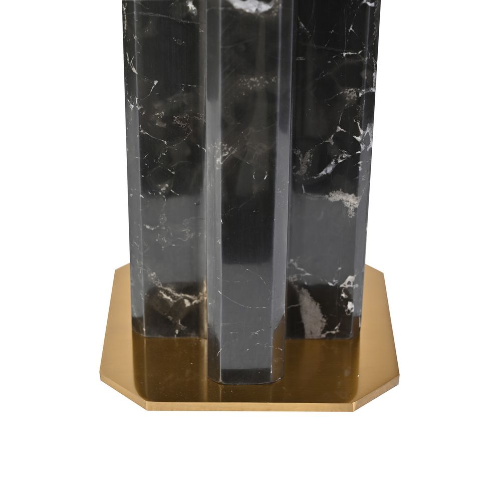 Cafe Lighting Munich Table Lamp - Marble, Charcoal-Cafe Lighting-Ozlighting.com.au