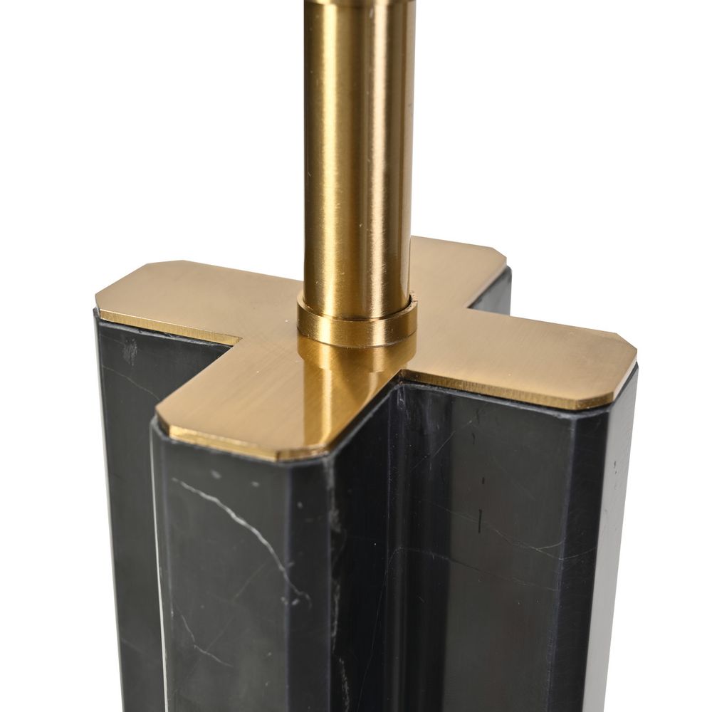 Cafe Lighting Munich Table Lamp - Marble, Charcoal-Cafe Lighting-Ozlighting.com.au