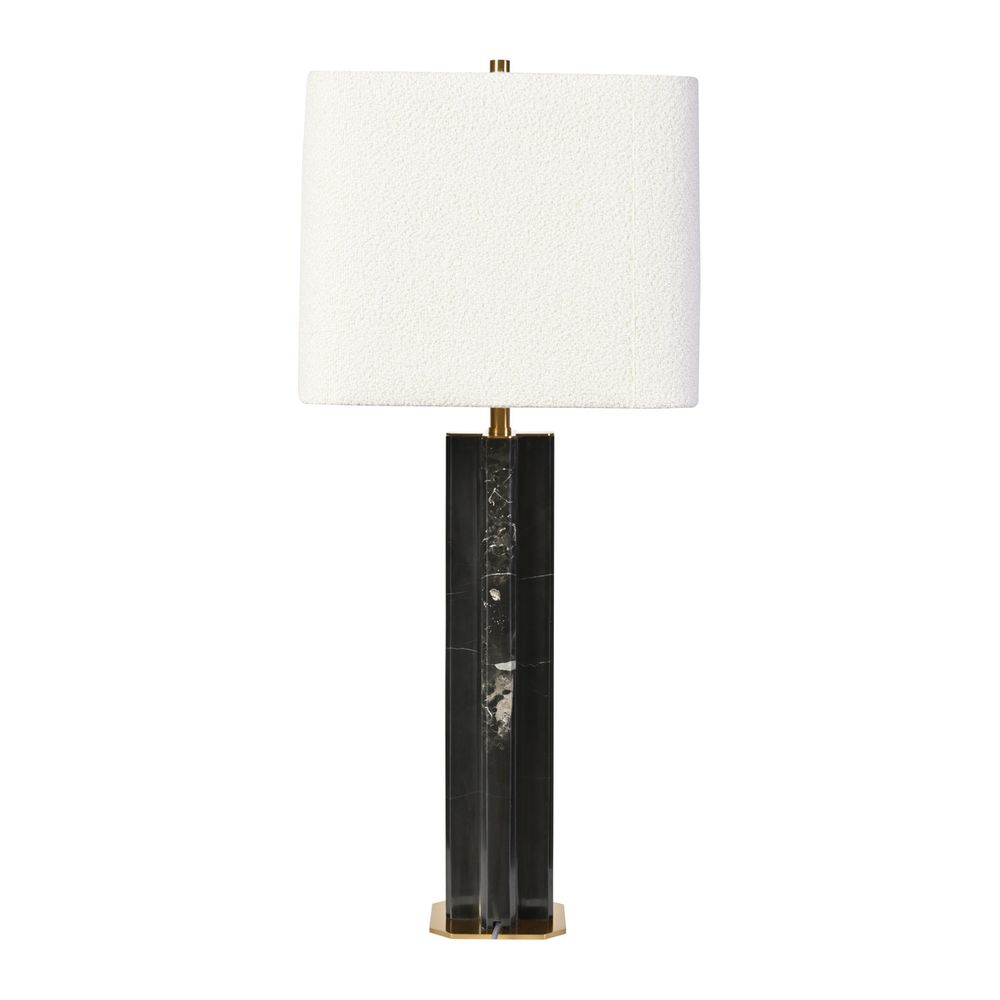 Cafe Lighting Munich Table Lamp - Marble, Charcoal-Cafe Lighting-Ozlighting.com.au