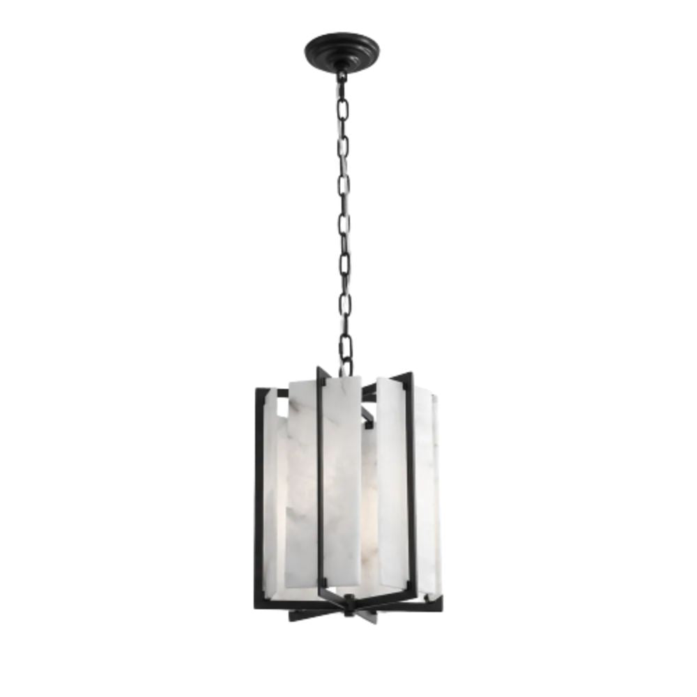 Cafe Lighting PALERMO Pendant - 1 Light Alabaster-Cafe Lighting-Ozlighting.com.au