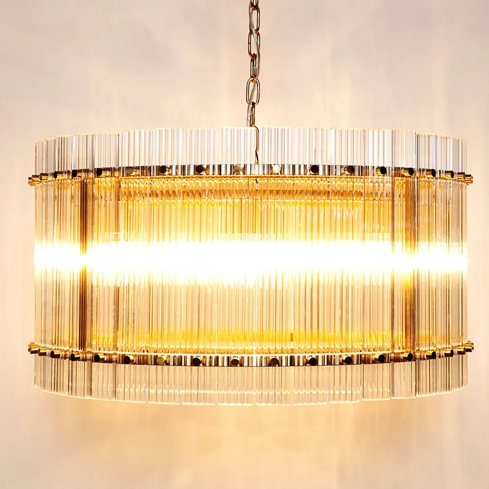 Cafe Lighting PALOMA - 12 Light Clear Glass Round Pendant-Cafe Lighting-Ozlighting.com.au