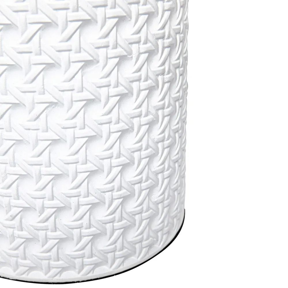 Cafe Lighting PATRONGA-TL - Rattan Patterned Ceramic Table Lamp - E27-Cafe Lighting-Ozlighting.com.au