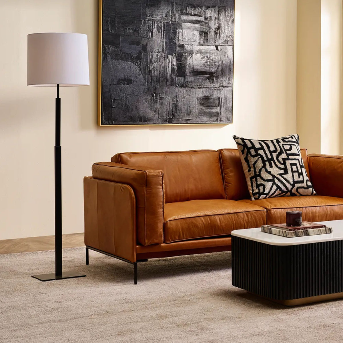 Cafe Lighting VERNON - 2x40W Floor Lamp-Cafe Lighting-Ozlighting.com.au