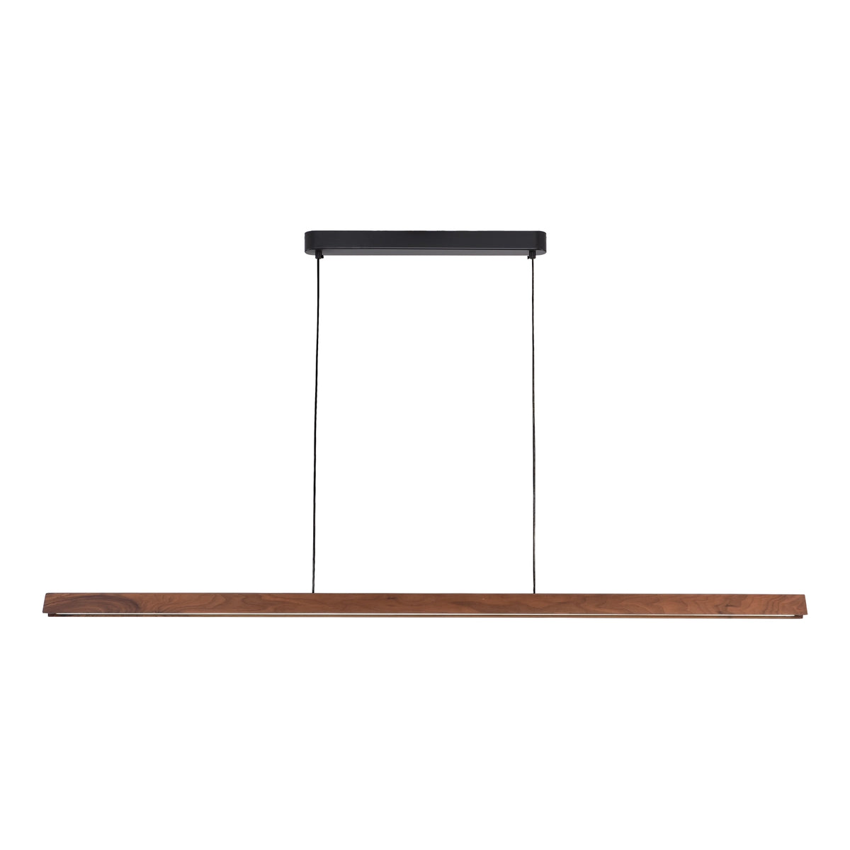 Calibo Avocent 1500mm Slim Timber Triangular Edge LED Linear Pendant-Calibo-Ozlighting.com.au