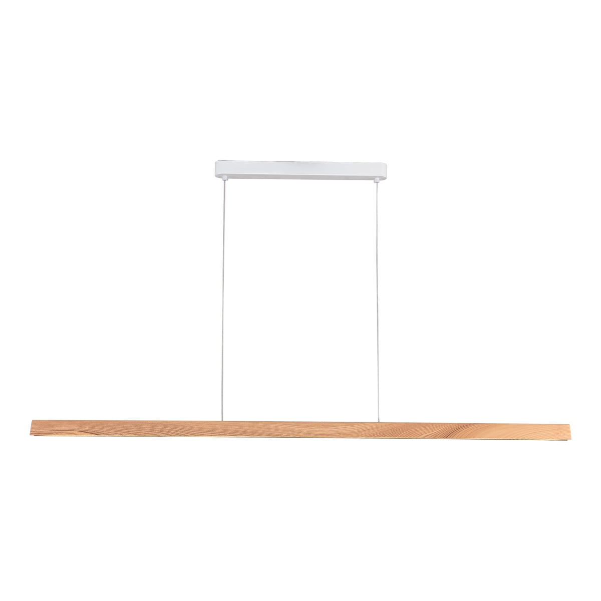 Calibo Avocent 1500mm Slim Timber Triangular Edge LED Linear Pendant-Calibo-Ozlighting.com.au