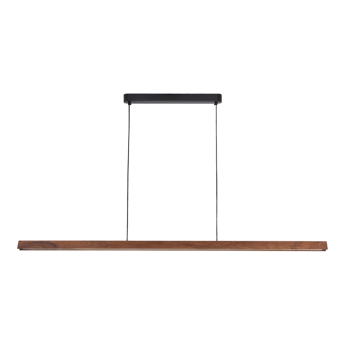 Calibo Avocent 2000mm Slim Timber Triangular Edge LED Linear Pendant-Calibo-Ozlighting.com.au
