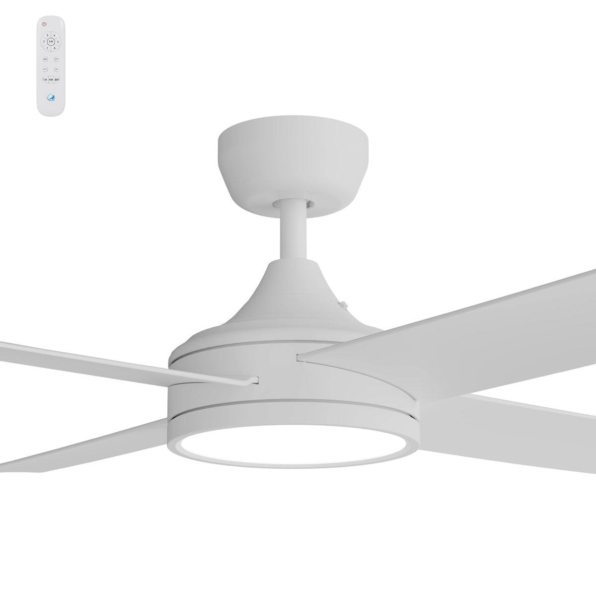 Calibo Breeze Silent Pro DC Ceiling Fan - 48", Tri-Colour LED and Remote Control-Calibo-Ozlighting.com.au