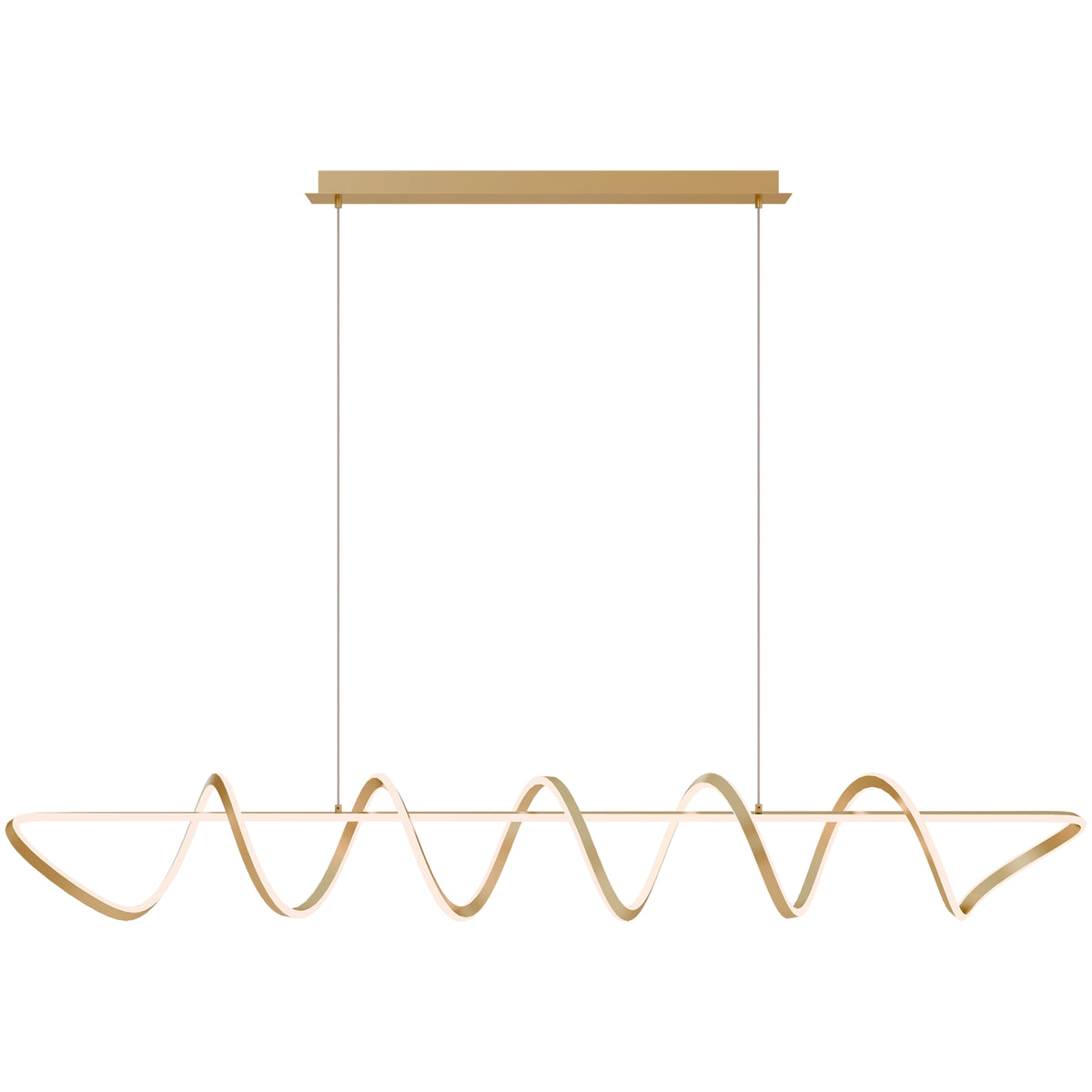 Calibo Bulbul Modern Spiral 2000mm LED Linear Pendant Light-Calibo-Ozlighting.com.au