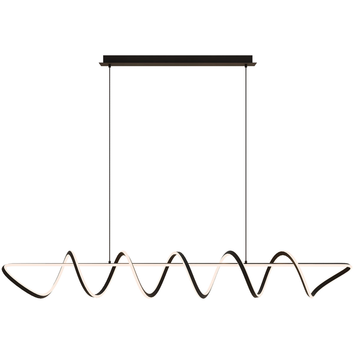 Calibo Bulbul Modern Spiral 2000mm LED Linear Pendant Light-Calibo-Ozlighting.com.au