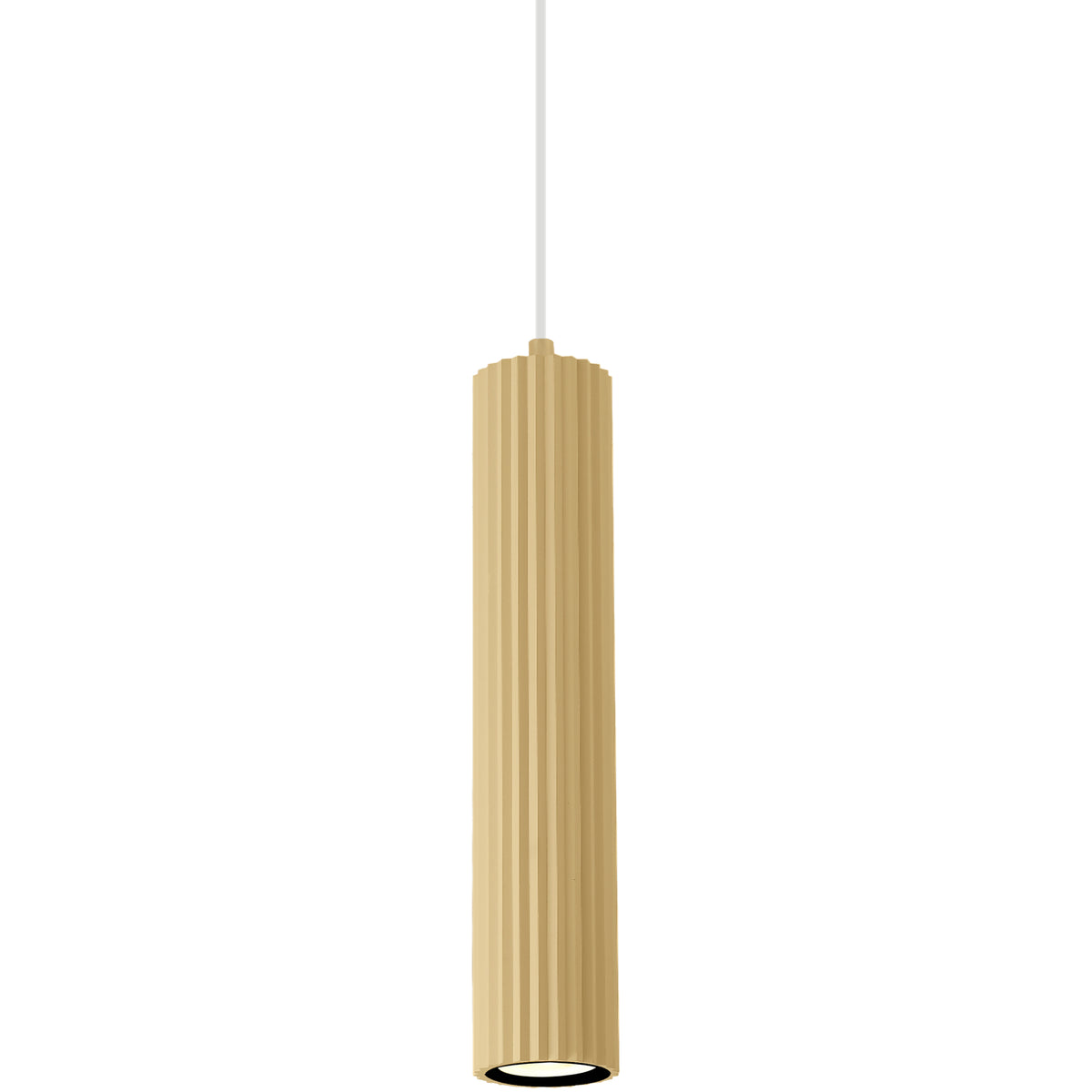 Calibo Canary Pendant - Fluted 300mm-Calibo-Ozlighting.com.au
