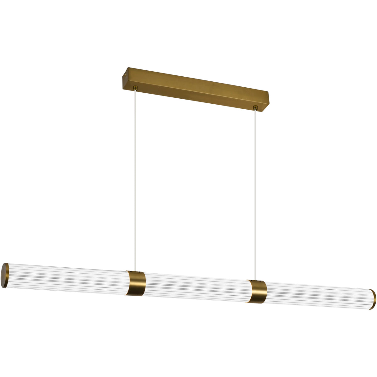 Calibo Charm Modern Fluted 1500mm Linear Pendant Light-Calibo-Ozlighting.com.au