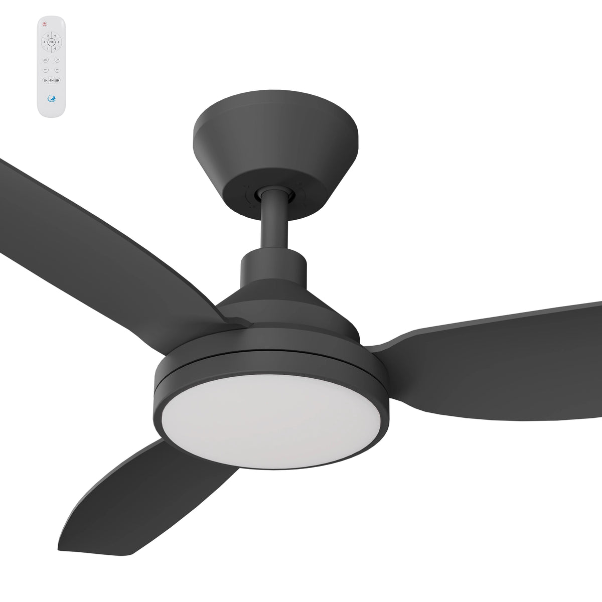 Calibo Clayfield 48" DC Ceiling Fan with LED Light and Remote-Calibo-Ozlighting.com.au