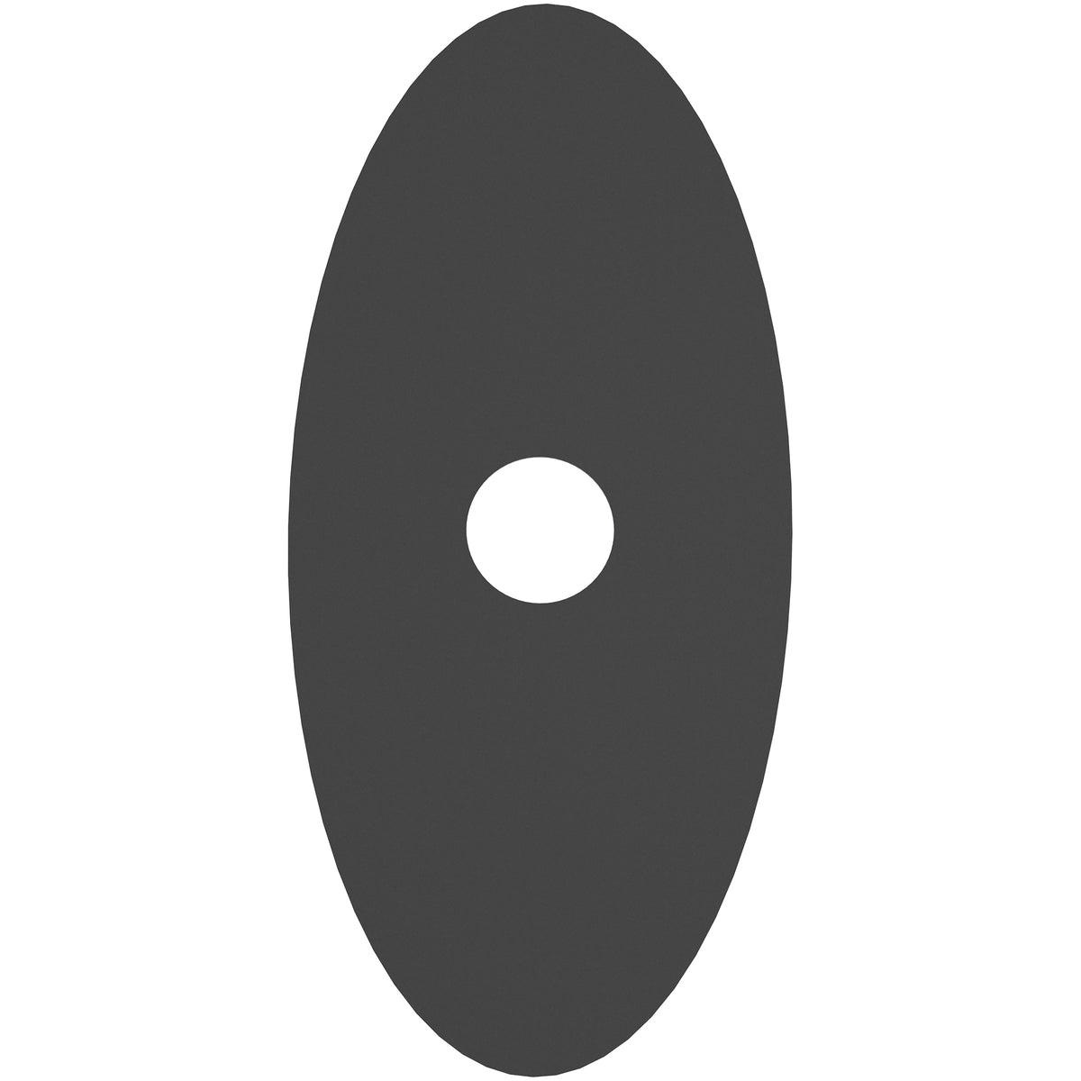 Calibo Crest Oval Back Plate Only - 300mm-Calibo-Ozlighting.com.au