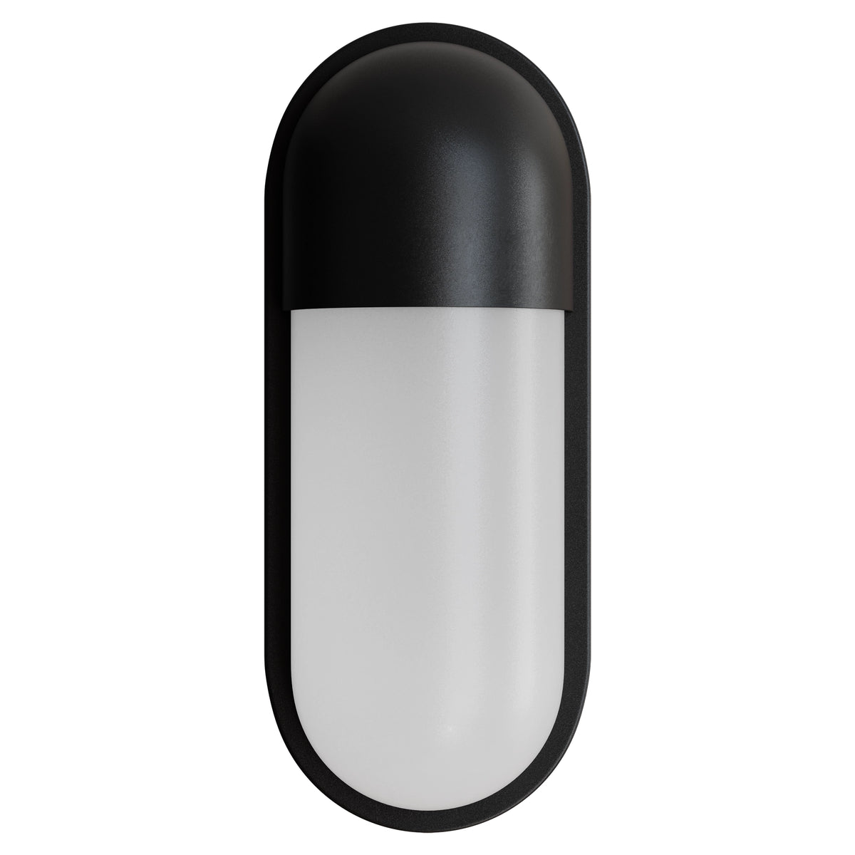 Calibo Drift Minimalist Capsule Outdoor LED Wall Light - Black-Calibo-Ozlighting.com.au
