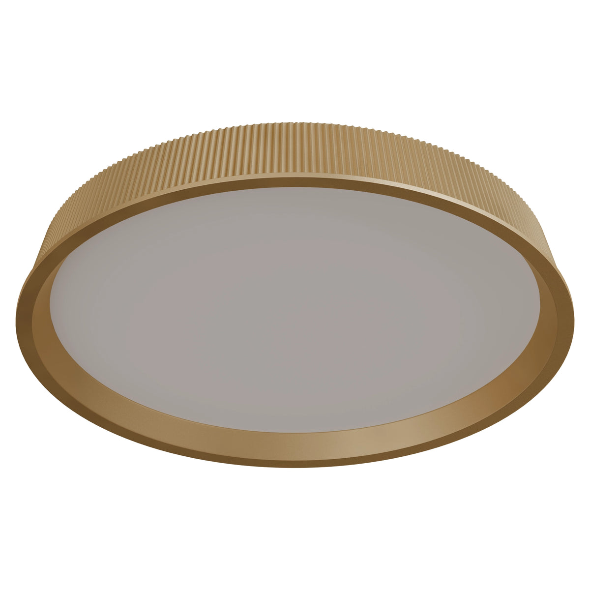 Calibo Kinglet Round LED Ceiling Light - 450mm Fluted Flush Mount-Calibo-Ozlighting.com.au