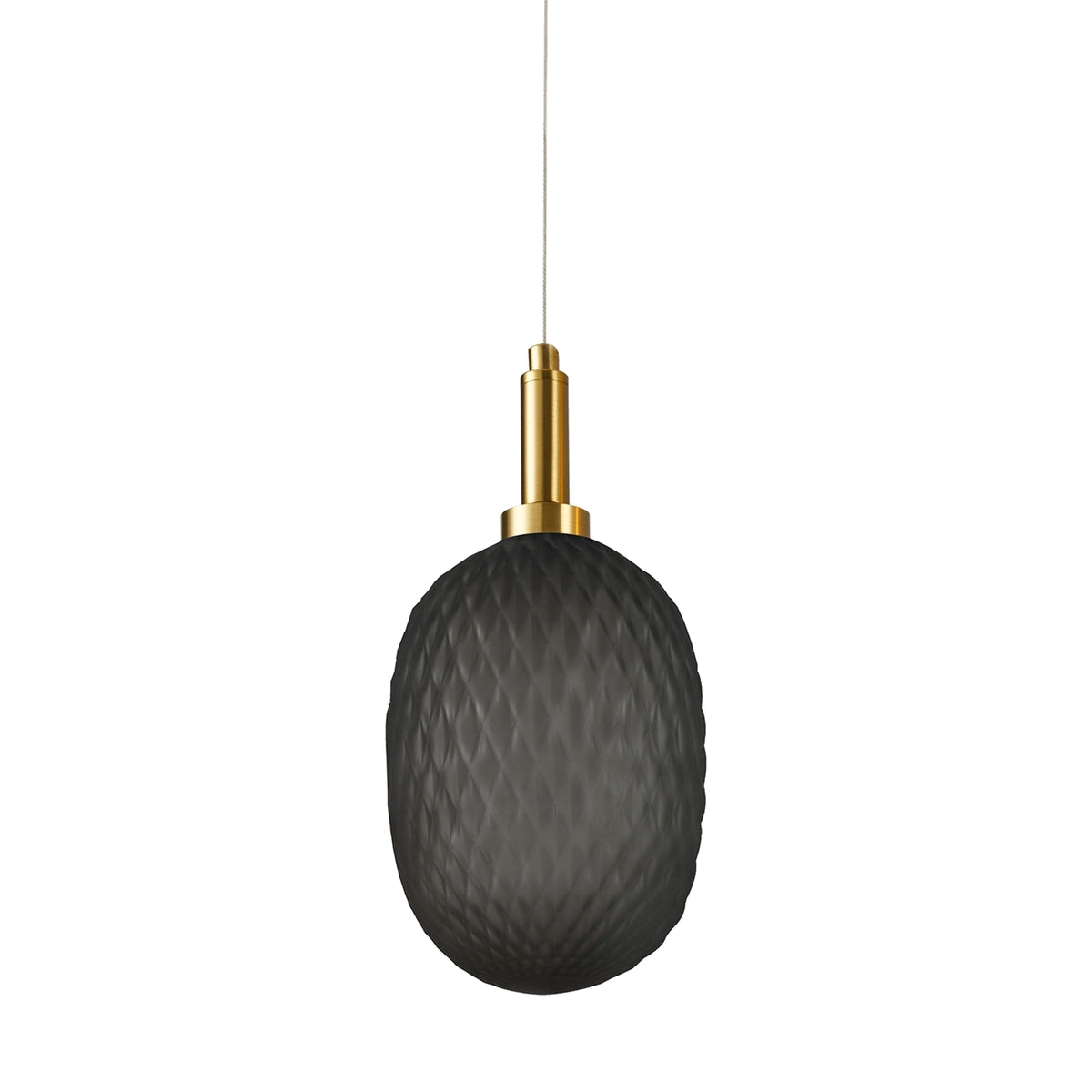 Calibo Lark Diamond Pattern 150mm Glass Pendant-Calibo-Ozlighting.com.au