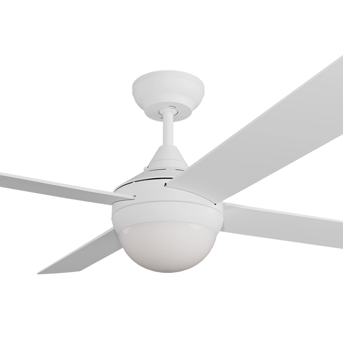 Calibo Mosman 48" AC Ceiling Fan with 2x E27 Light - White-Calibo-Ozlighting.com.au