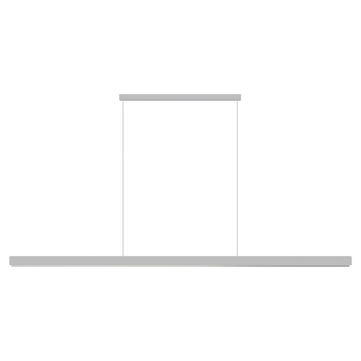 Calibo Prinia Linear Pendant Light - Fluted 2532mm-Calibo-Ozlighting.com.au