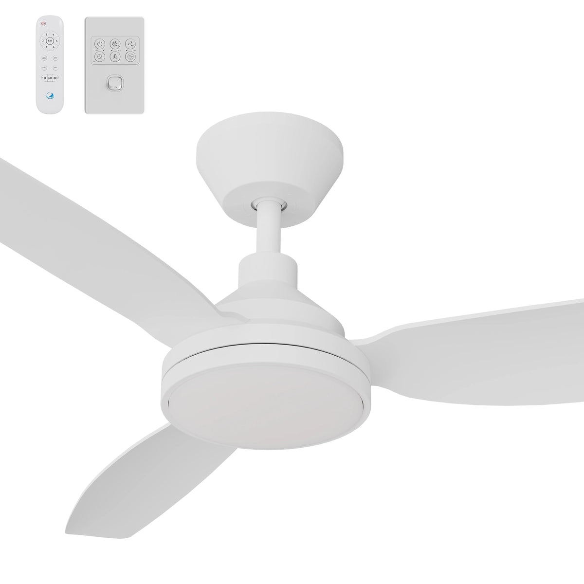 Calibo Sora DC Ceiling Fan - 52", LED Light, Wall Control and Remote-Calibo-Ozlighting.com.au