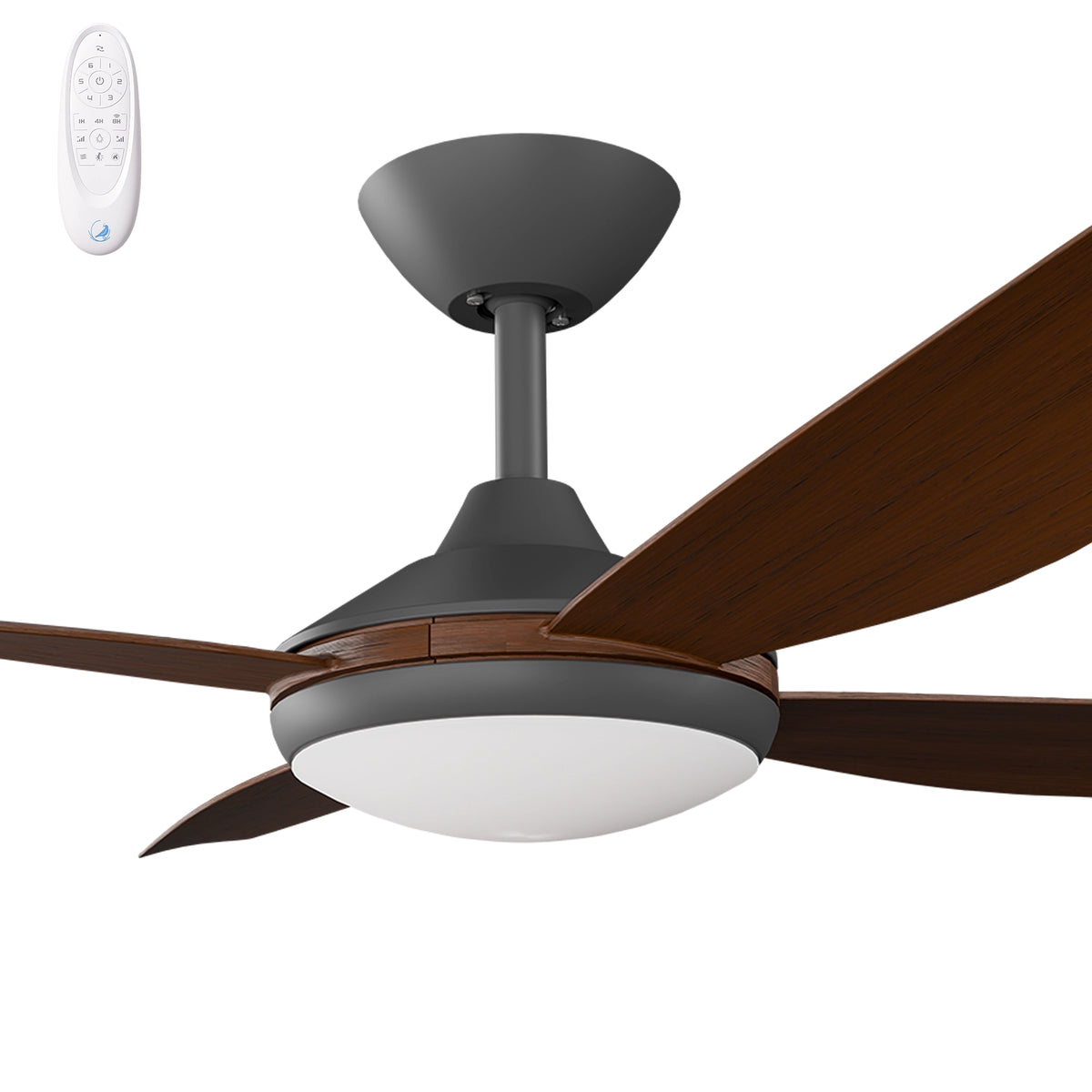 Calibo Vanga 48" DC Smart Ceiling Fan with LED Light and Remote Control-Calibo-Ozlighting.com.au