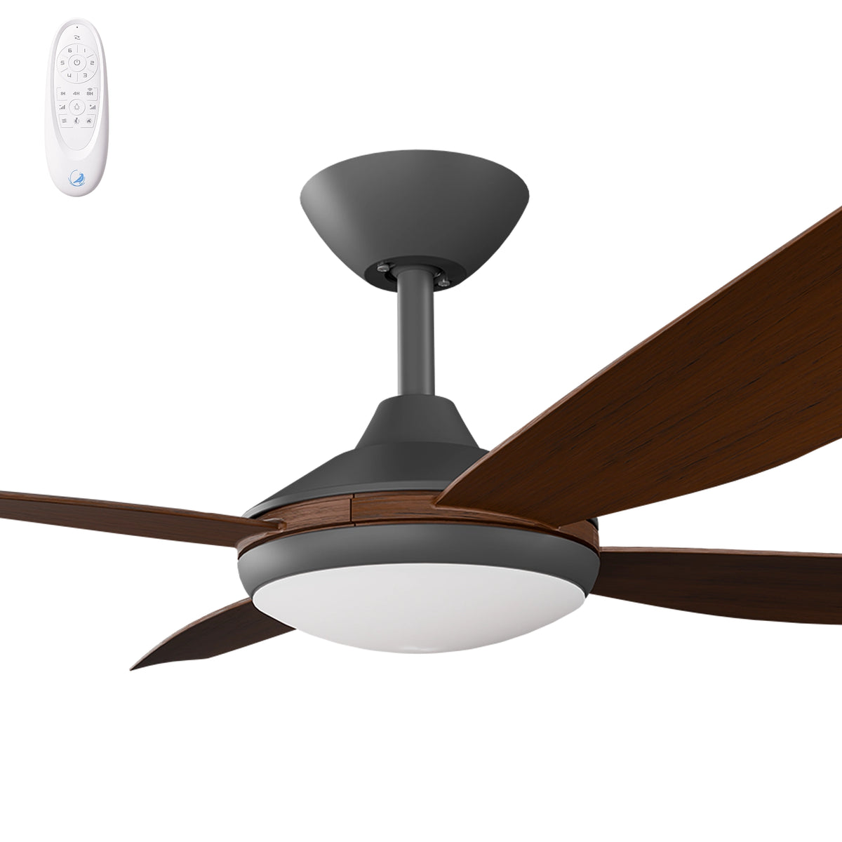 Calibo Vanga 52" DC Smart Ceiling Fan with LED Light and Remote Control-Calibo-Ozlighting.com.au