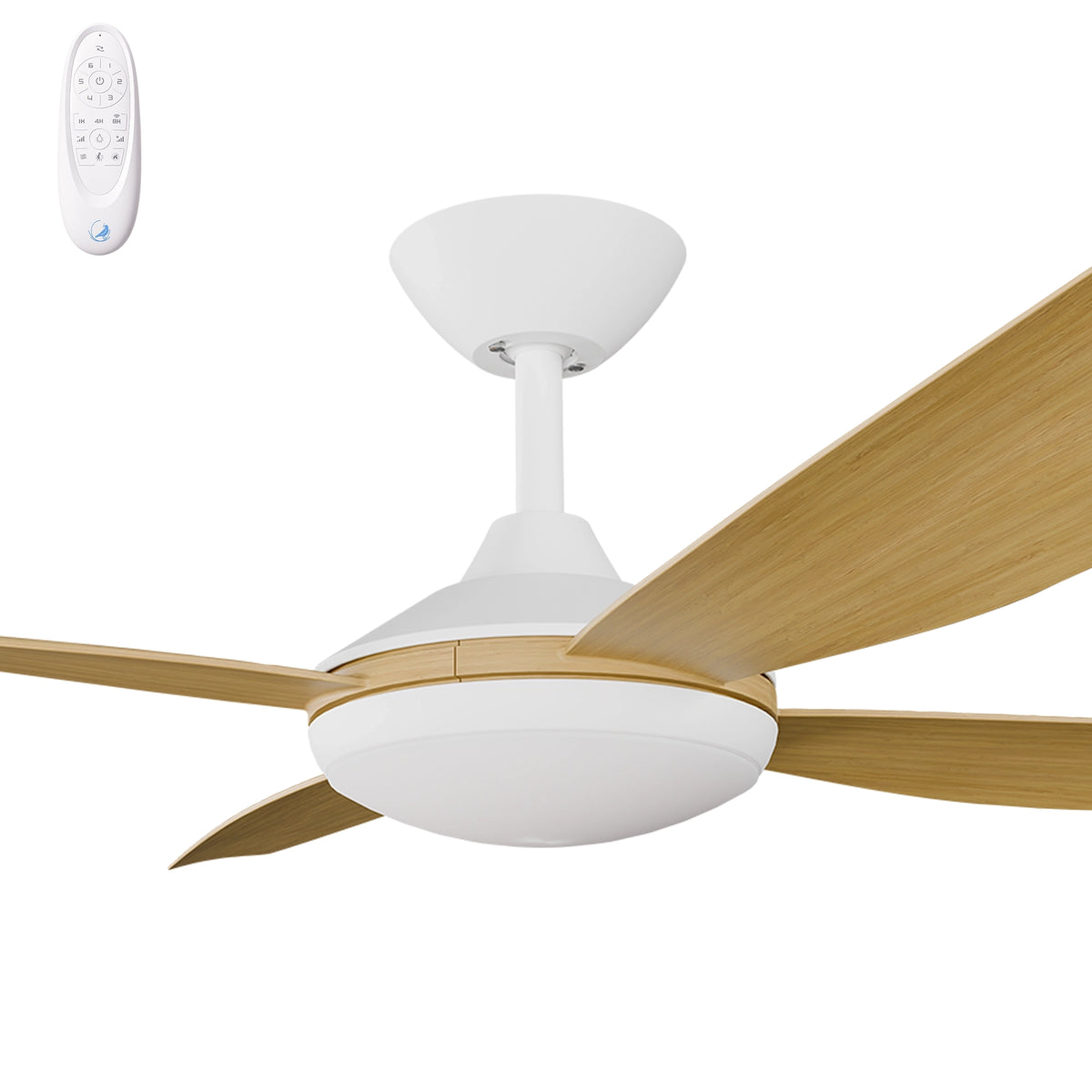 Calibo Vanga 52" DC Smart Ceiling Fan with LED Light and Remote Control-Calibo-Ozlighting.com.au