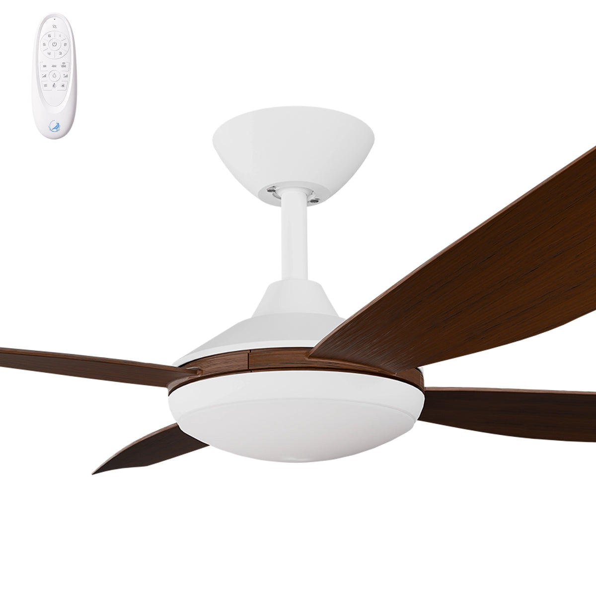 Calibo Vanga 52" DC Smart Ceiling Fan with LED Light and Remote Control-Calibo-Ozlighting.com.au