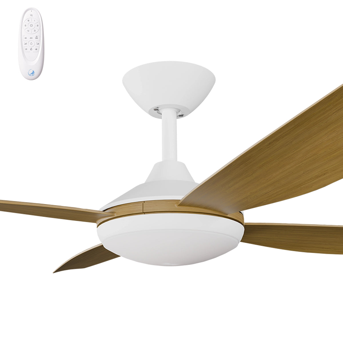 Calibo Vanga 52" DC Smart Ceiling Fan with LED Light and Remote Control-Calibo-Ozlighting.com.au