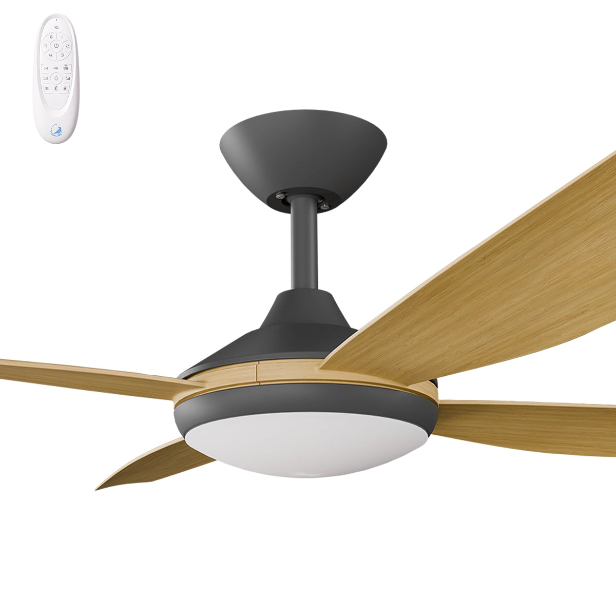 Calibo Vanga 52" DC Smart Ceiling Fan with LED Light and Remote Control-Calibo-Ozlighting.com.au
