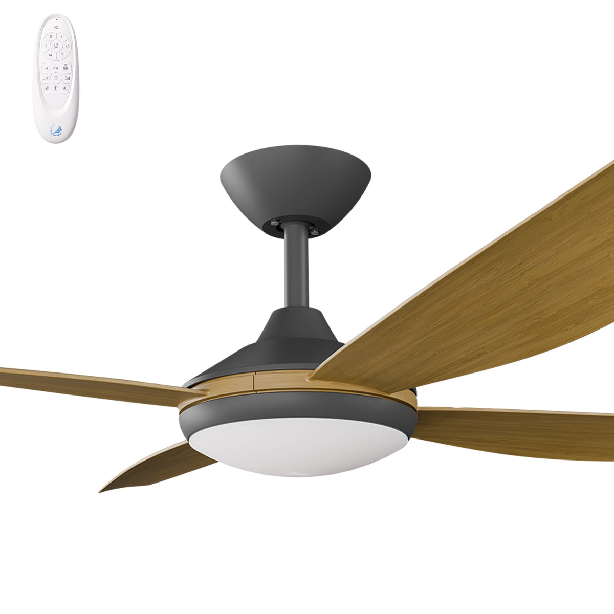 Calibo Vanga Smart Ceiling Fan - 56" DC, LED Light and Remote Control-Calibo-Ozlighting.com.au